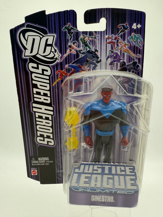 Mattel 2007 DC Super Heroes Justice League Unlimited Sinestro, photo 1 of 3