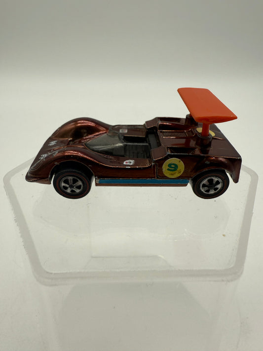 Hot Wheels Vintage 1968 Redline Chaparral Burnt Orange Loose