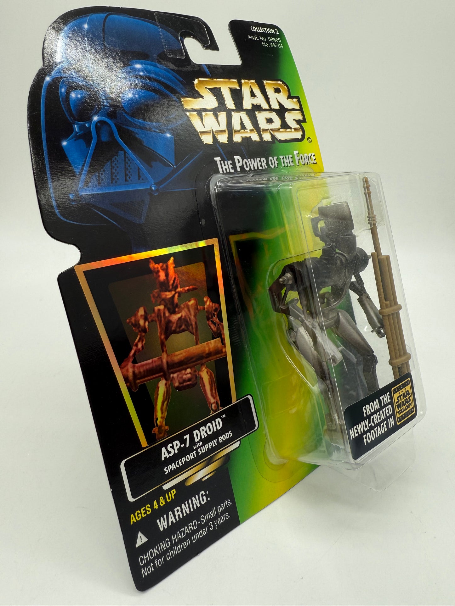 Kenner 1996 Star Wars The Power of the Force ASP-7 Droid