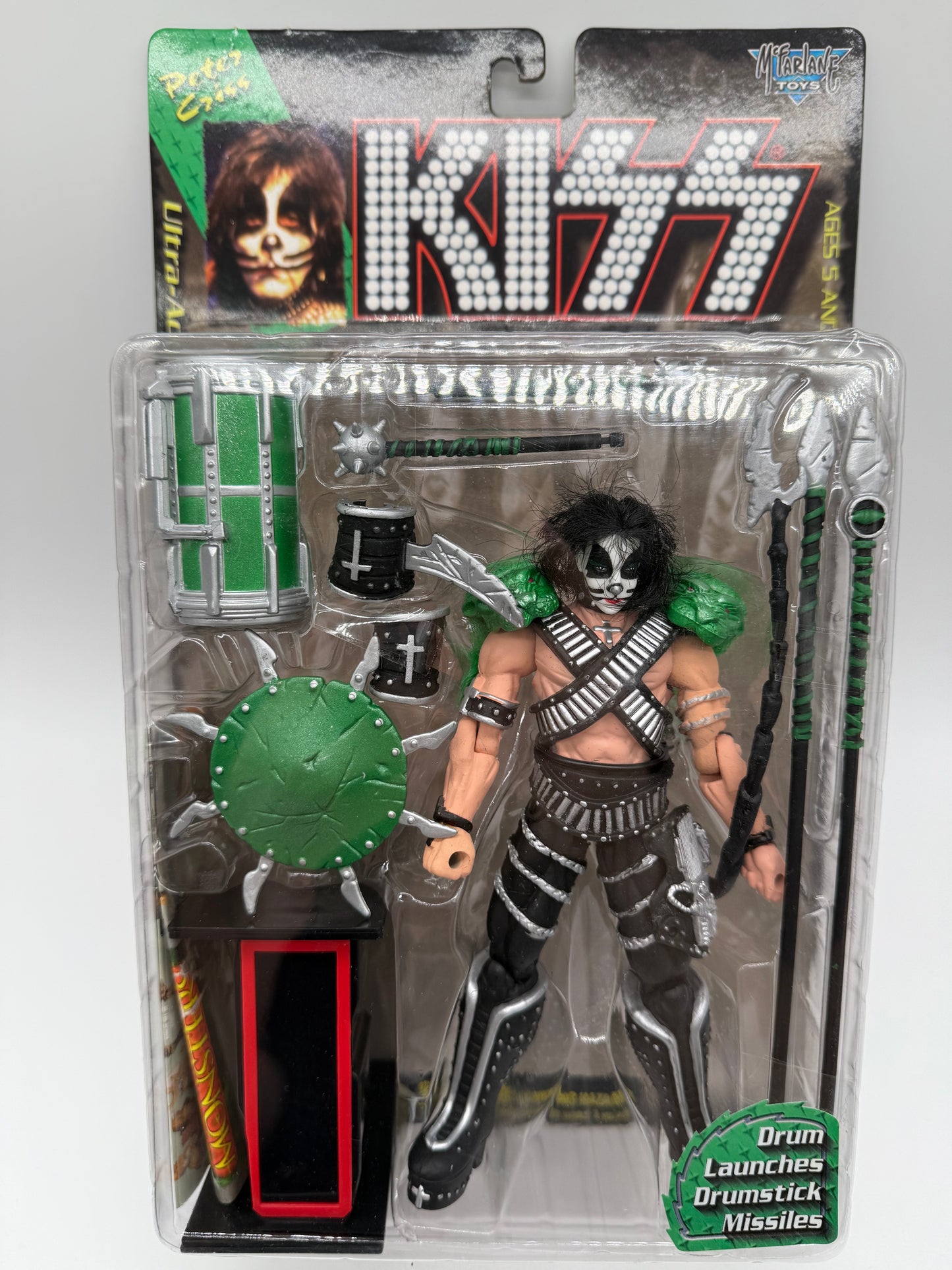 McFarlane Toys 1997 Kiss Ultra Action Figures Peter Criss