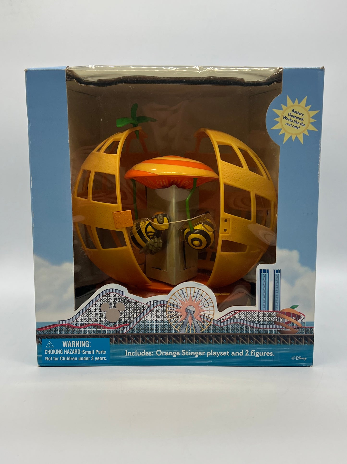 Disney California Adventure 2001 Paradise Pier “Orange Stinger” Ride Playset