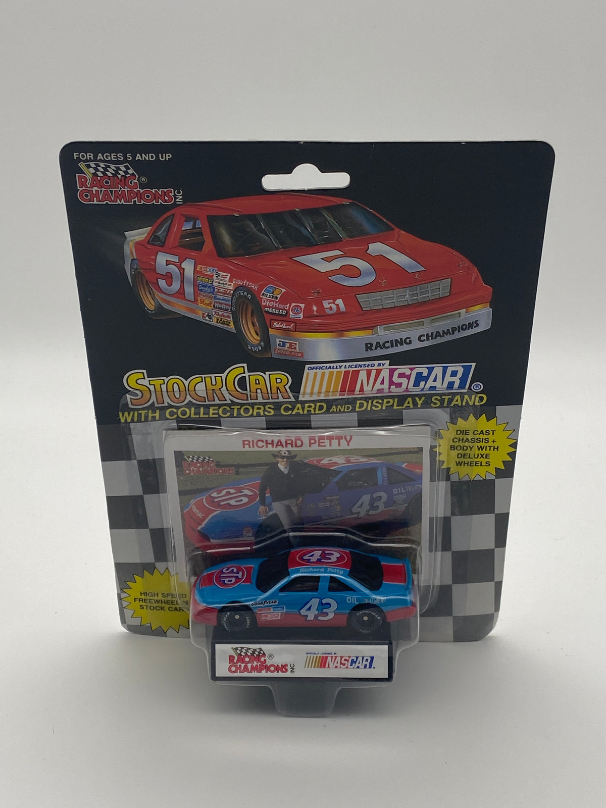 Racing Champions Nascar Stock Car 1992 Richard Petty #43 1:64 Die-Cast Car, photo 1 of 4