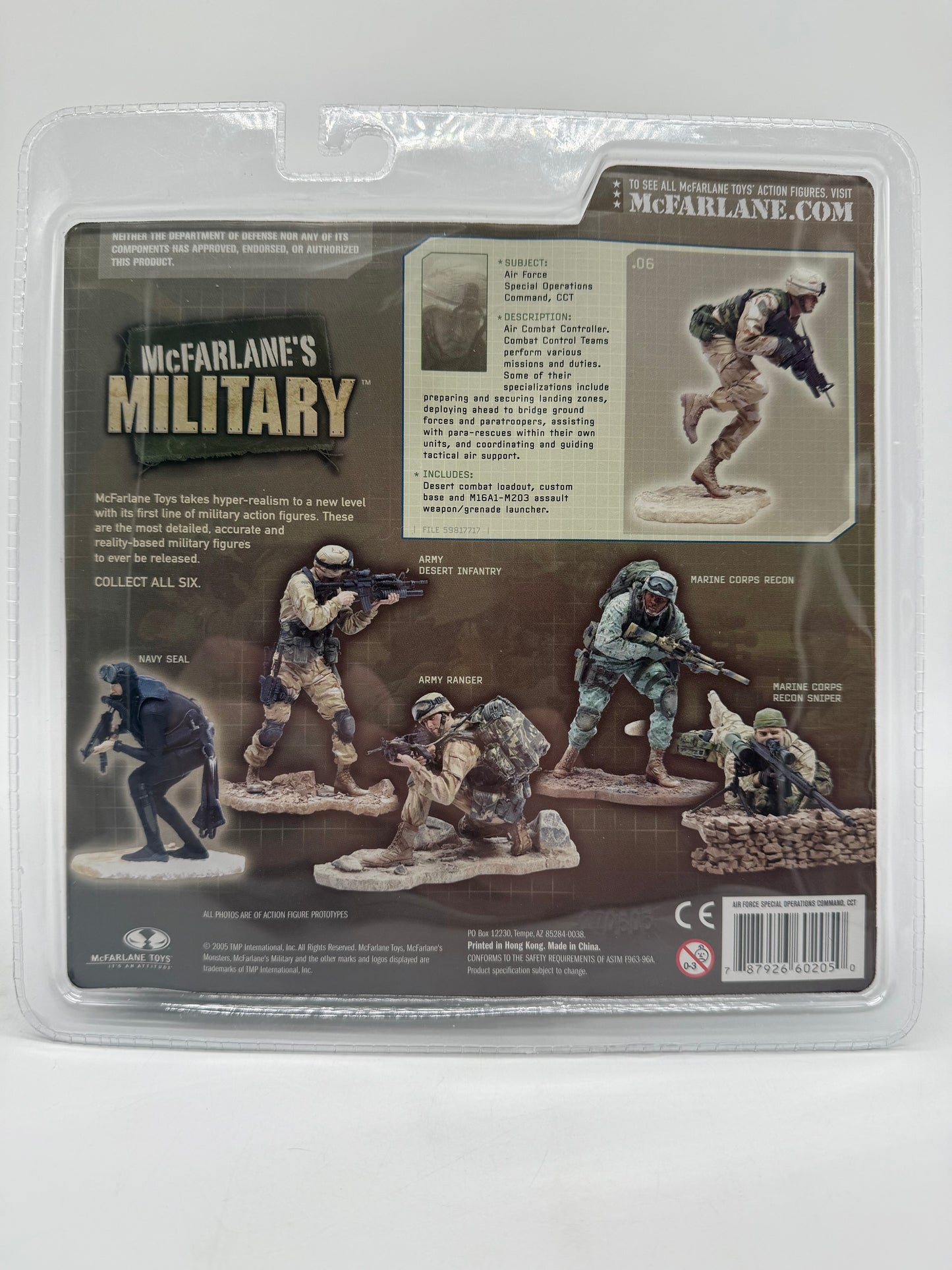 McFarlane Toys 2005 McFarlane Military Air Force Special Operations Command, CCT
