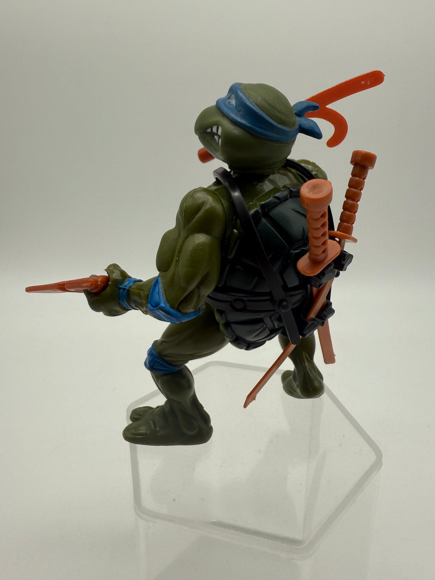TMNT Vintage Leonardo (Soft Head With Rack) 1988 Playmates