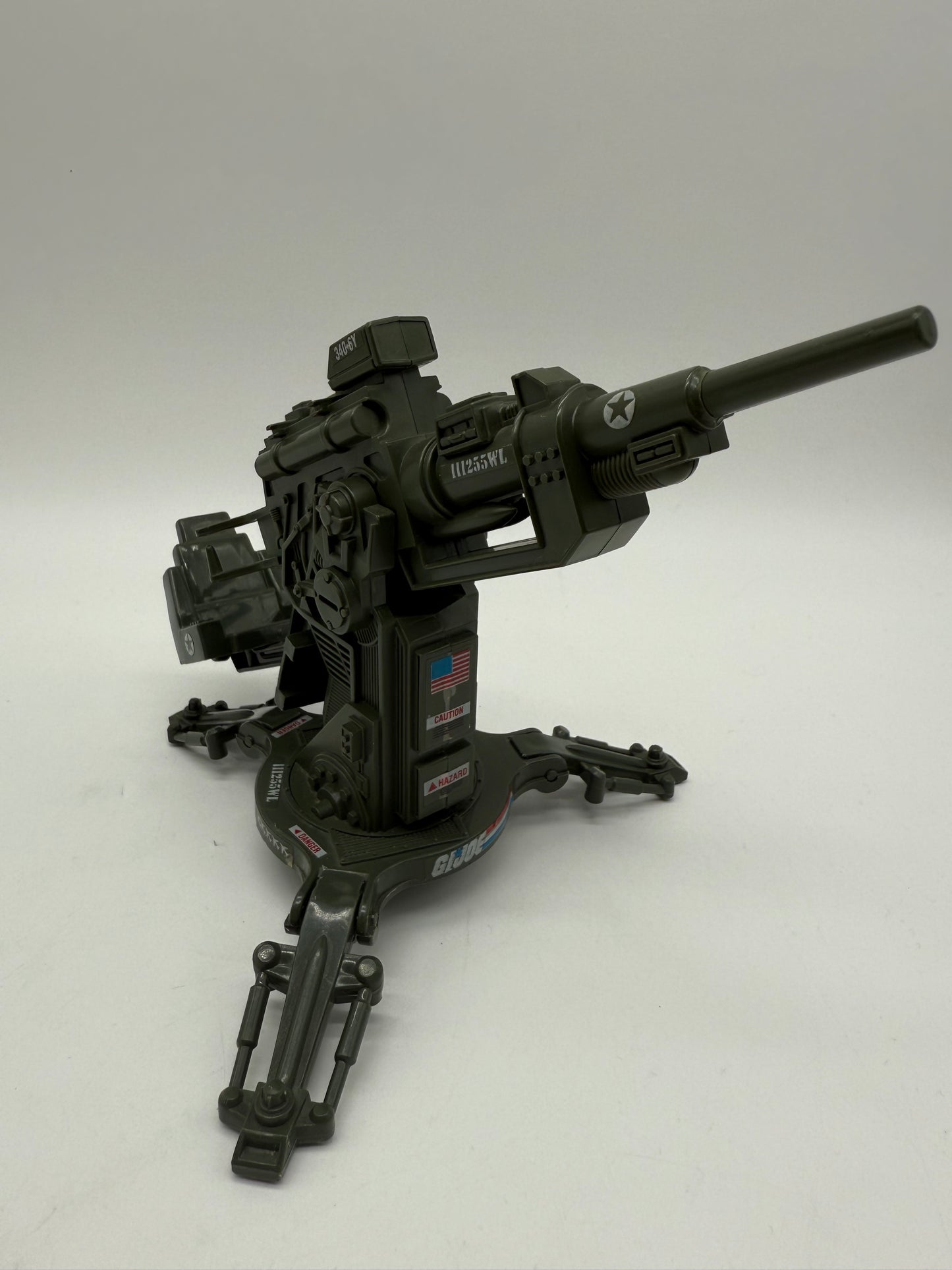 Vintage G.I. Joe FLAK Field Light Attack Cannon 1982 Hasbro