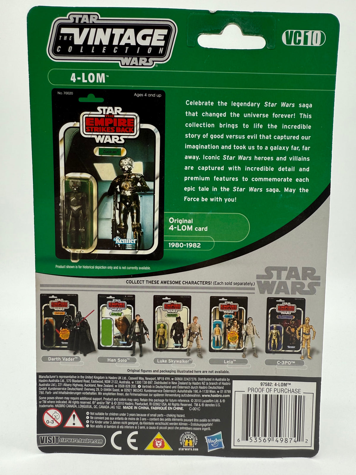 Hasbro 2010 Star Wars The Vintage Collection The Empire Strikes Back 4-LOM, photo 4 of 4