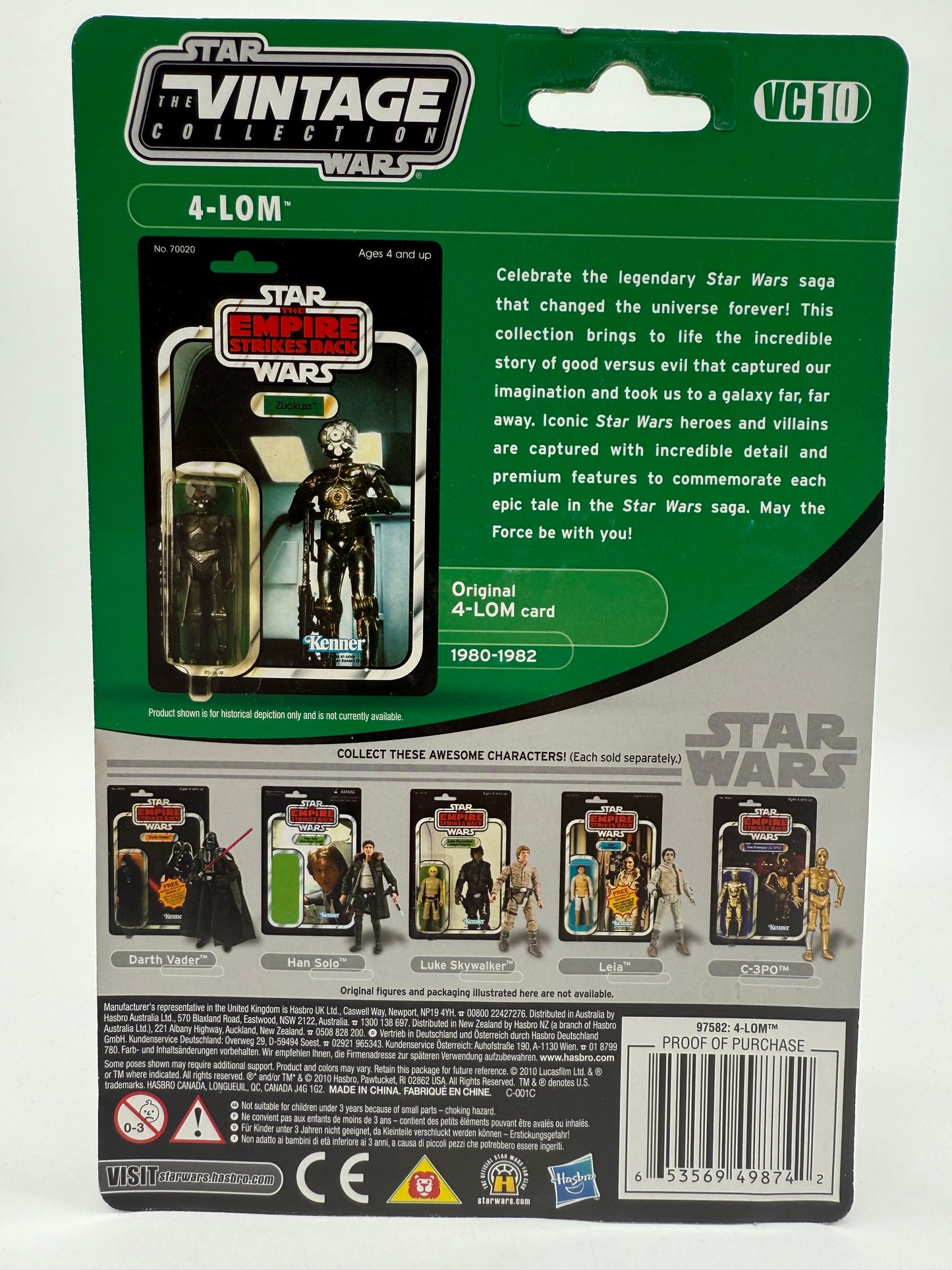 Hasbro 2010 Star Wars The Vintage Collection The Empire Strikes Back 4-LOM