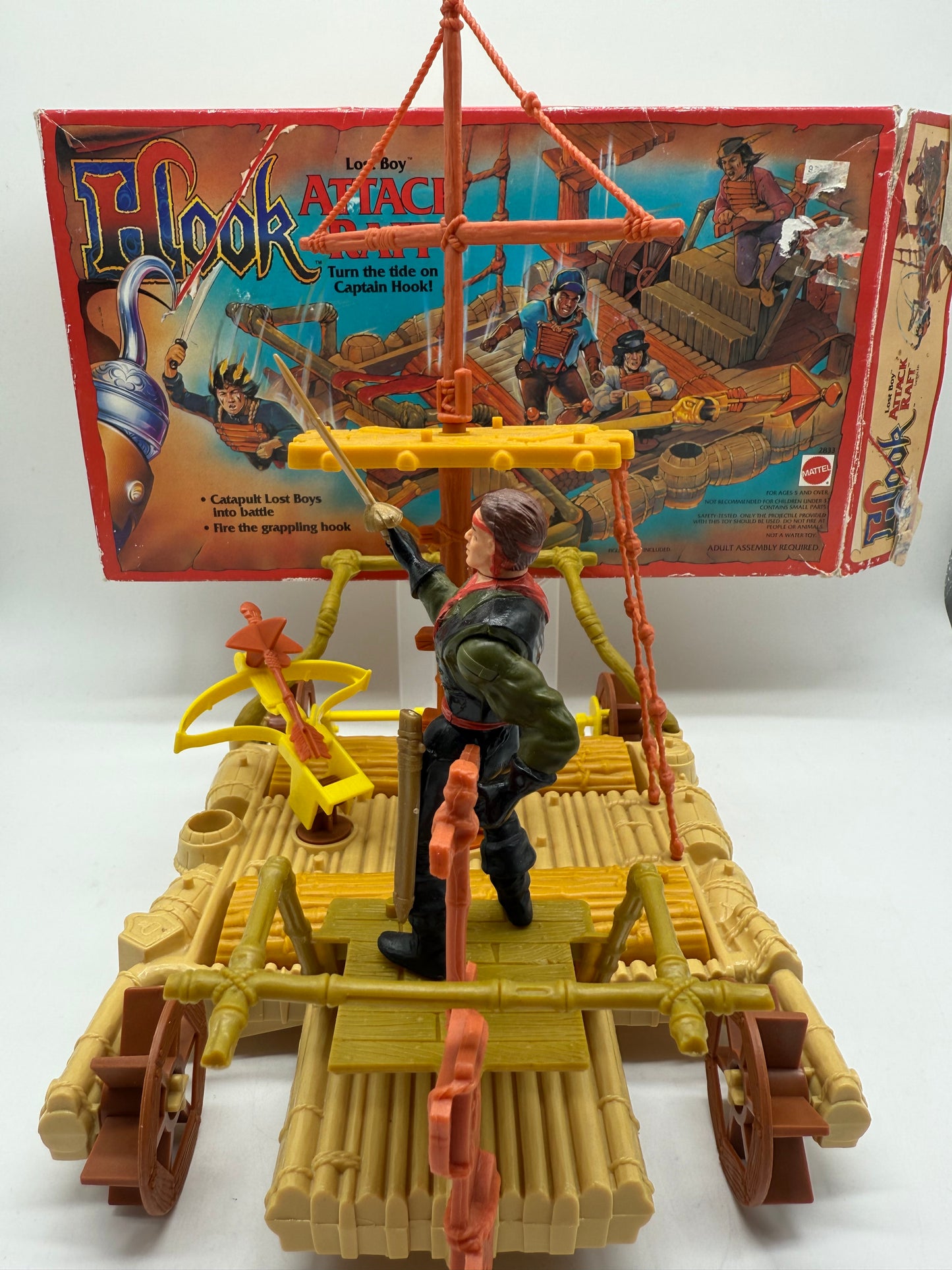 Hook Lost Boy Attack Raft 1991 Mattel