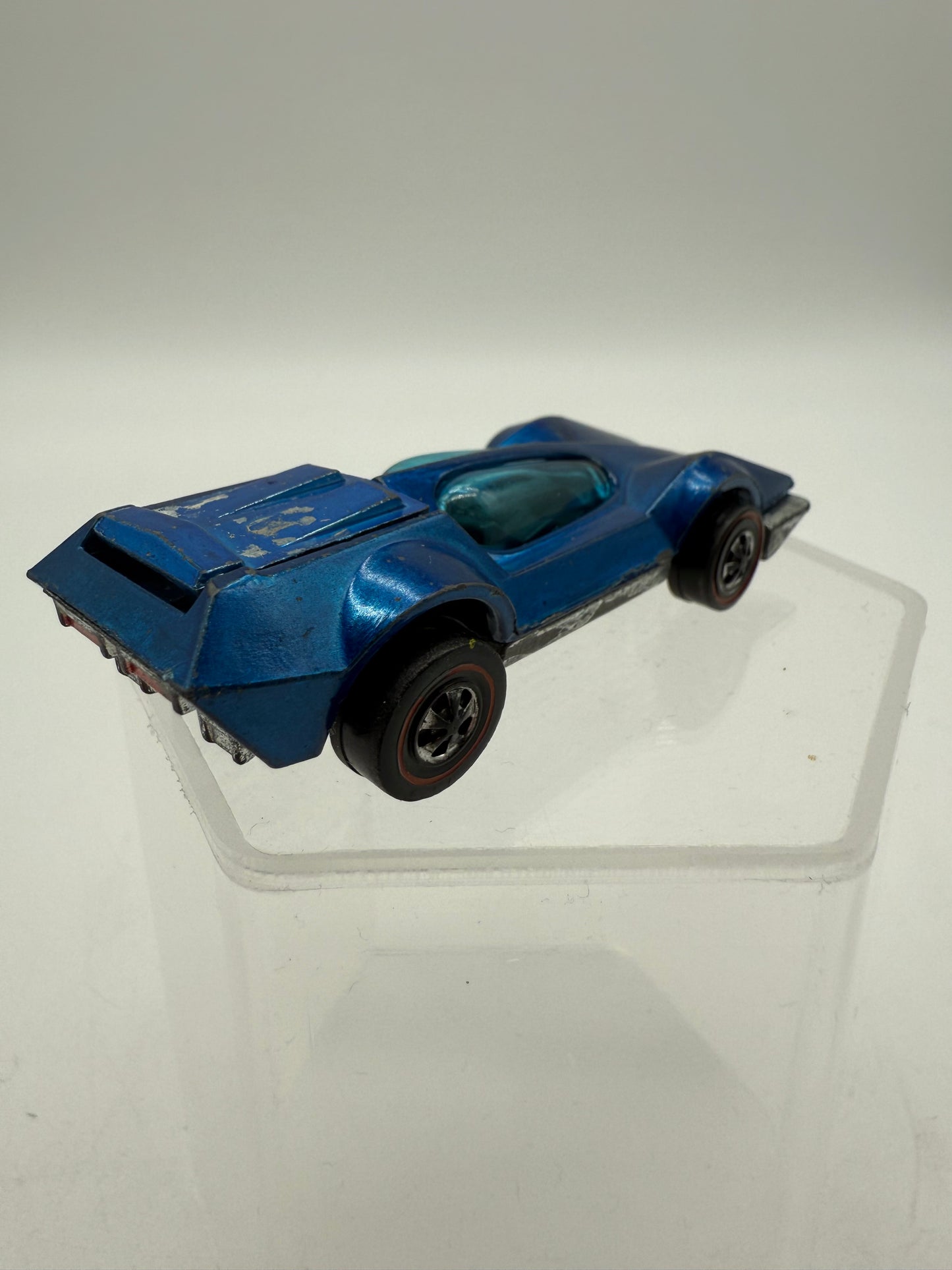 Hot Wheels Vintage 1970 Redline Bugeye Blue Mattel