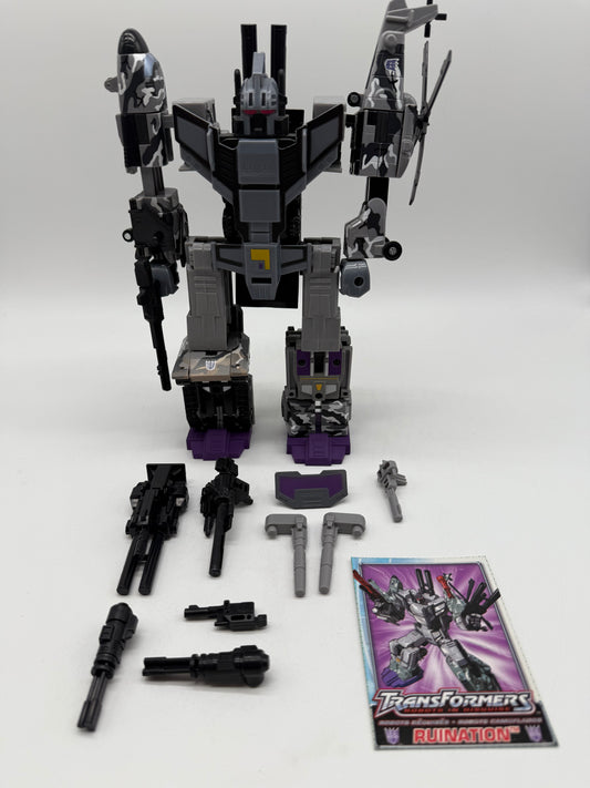 Transformers RID Combiners Gift Set Only Ruination 2003 Hasbro