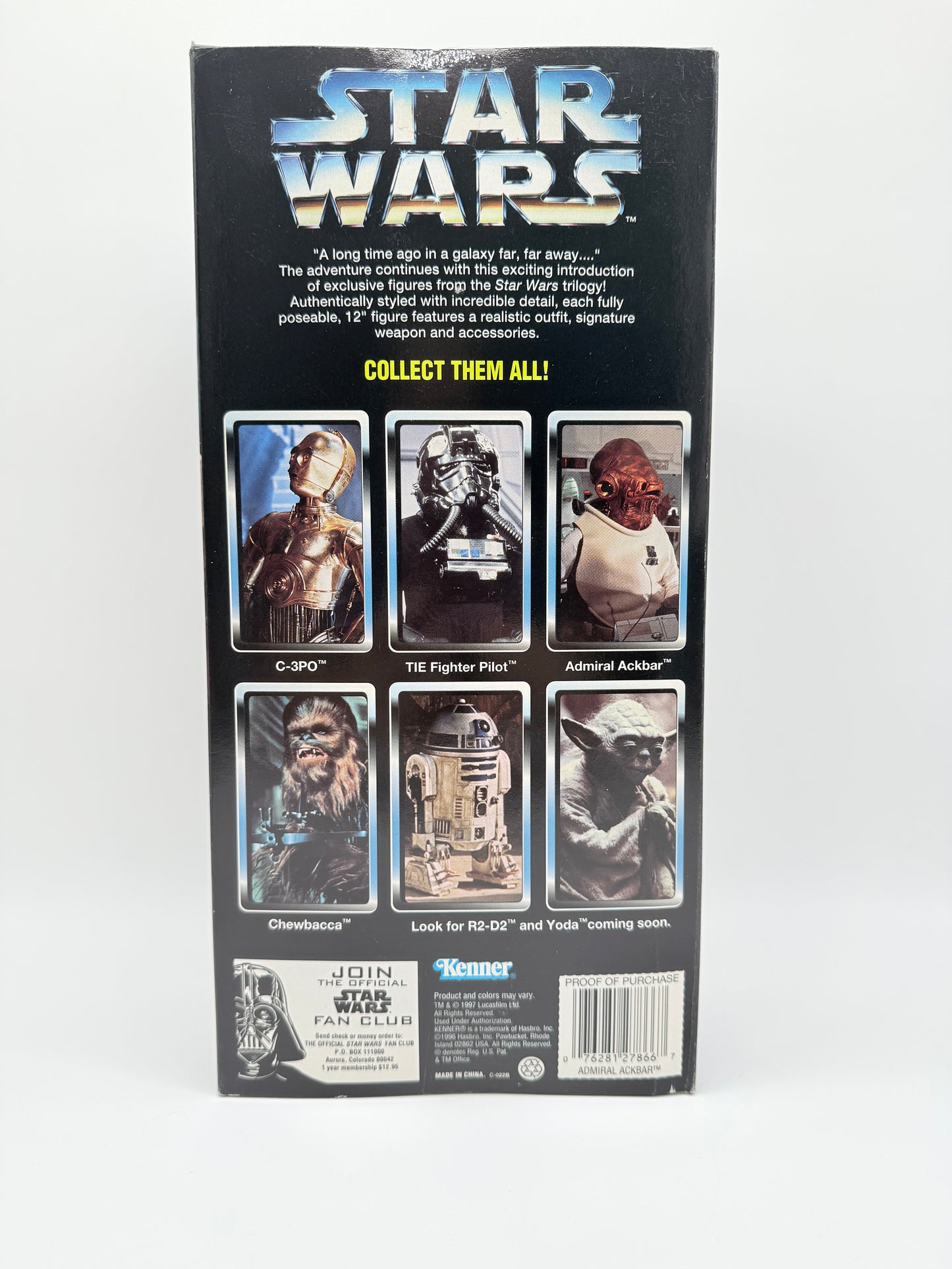 Hasbro 1997 Star Wars Collector Series Admiral Ackbar