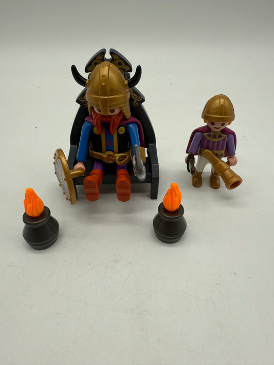Vintage Playmobil Norse King and Prince 1992 Geobra