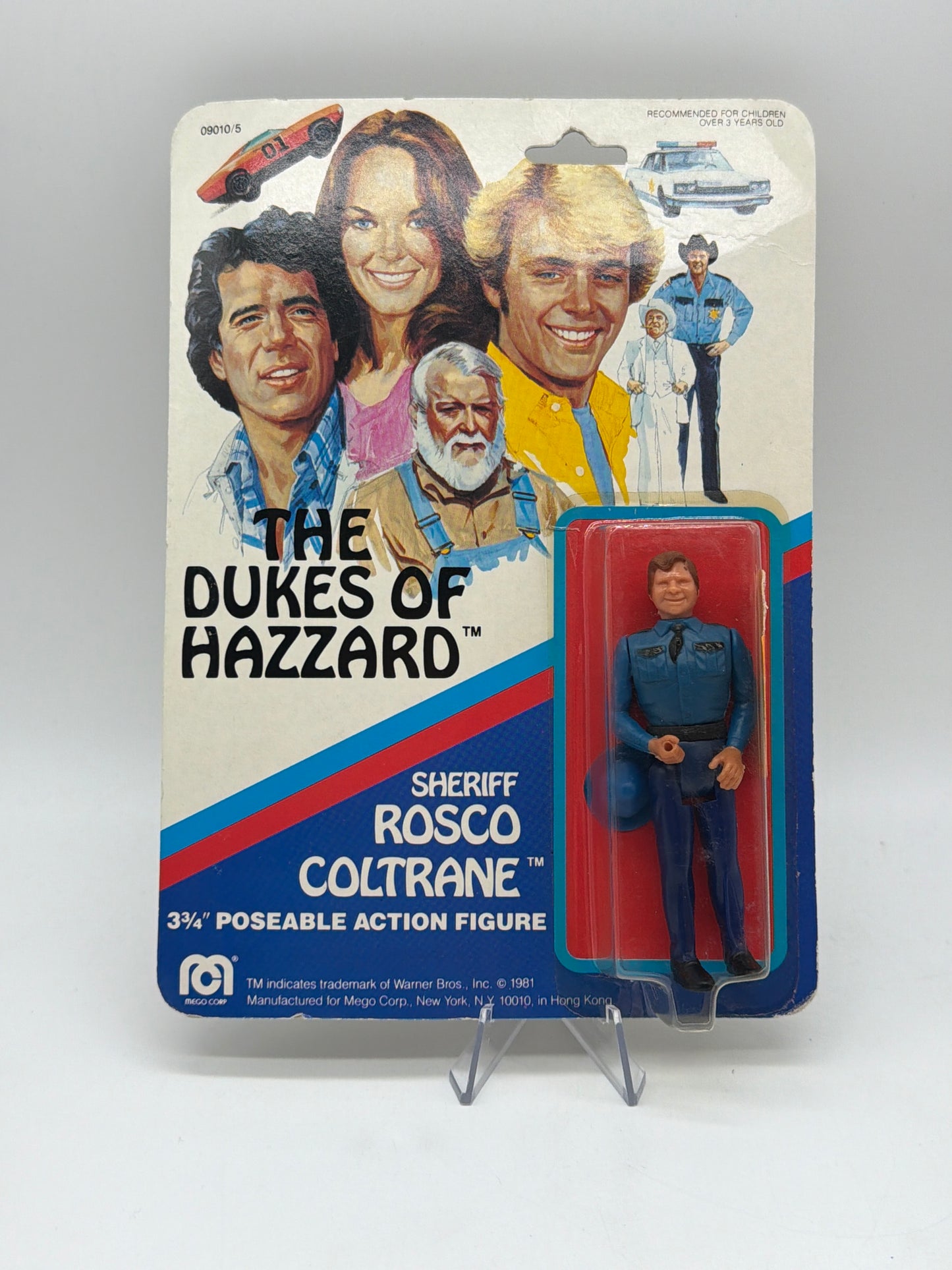 Megan Corp 1981 The Dukes of Hazzard Sheriff Rocco Coltrane 3-3/4” Action Figure