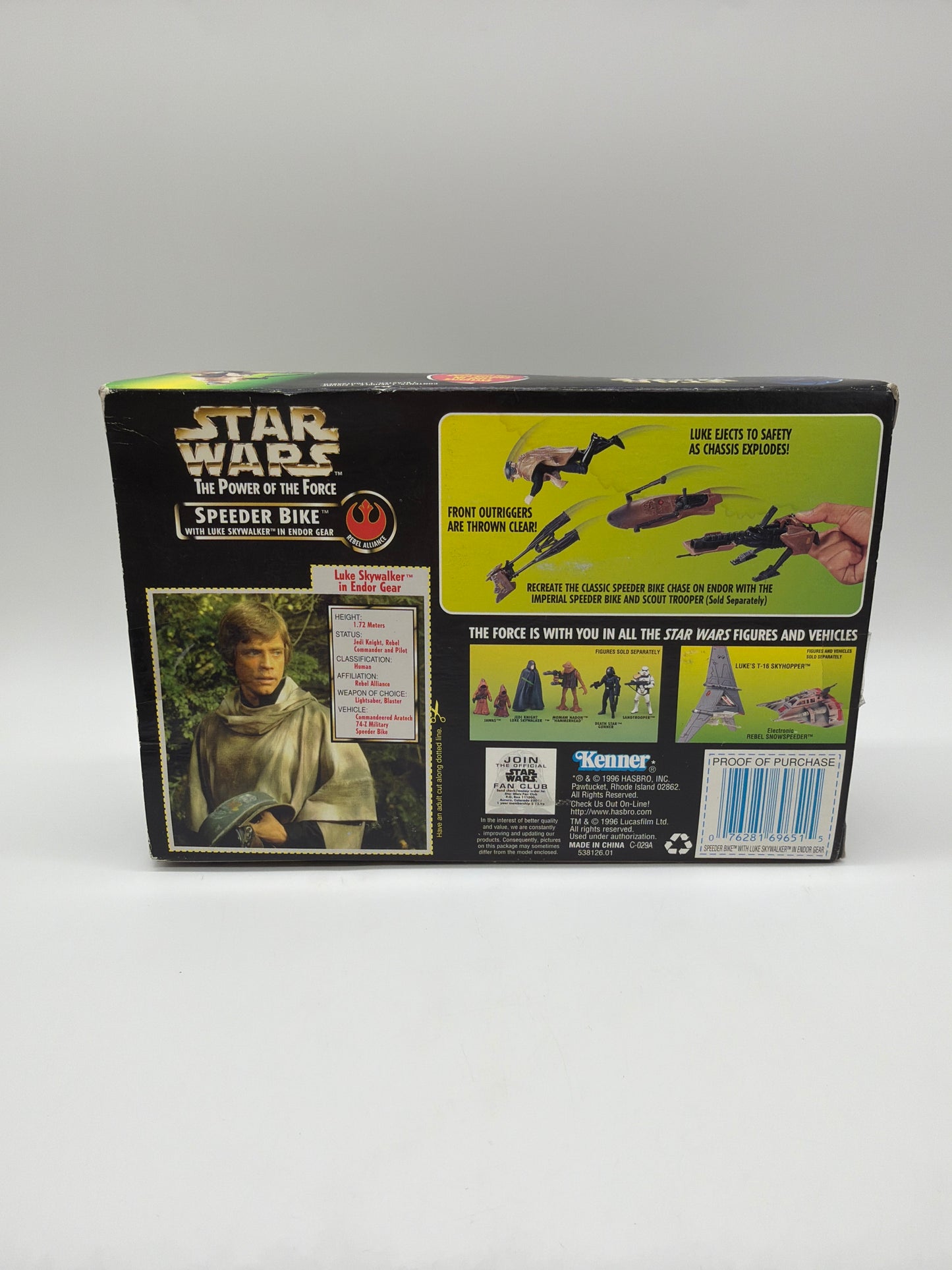Kenner 1997 Star Wars The Power of the Force Speeder Bike