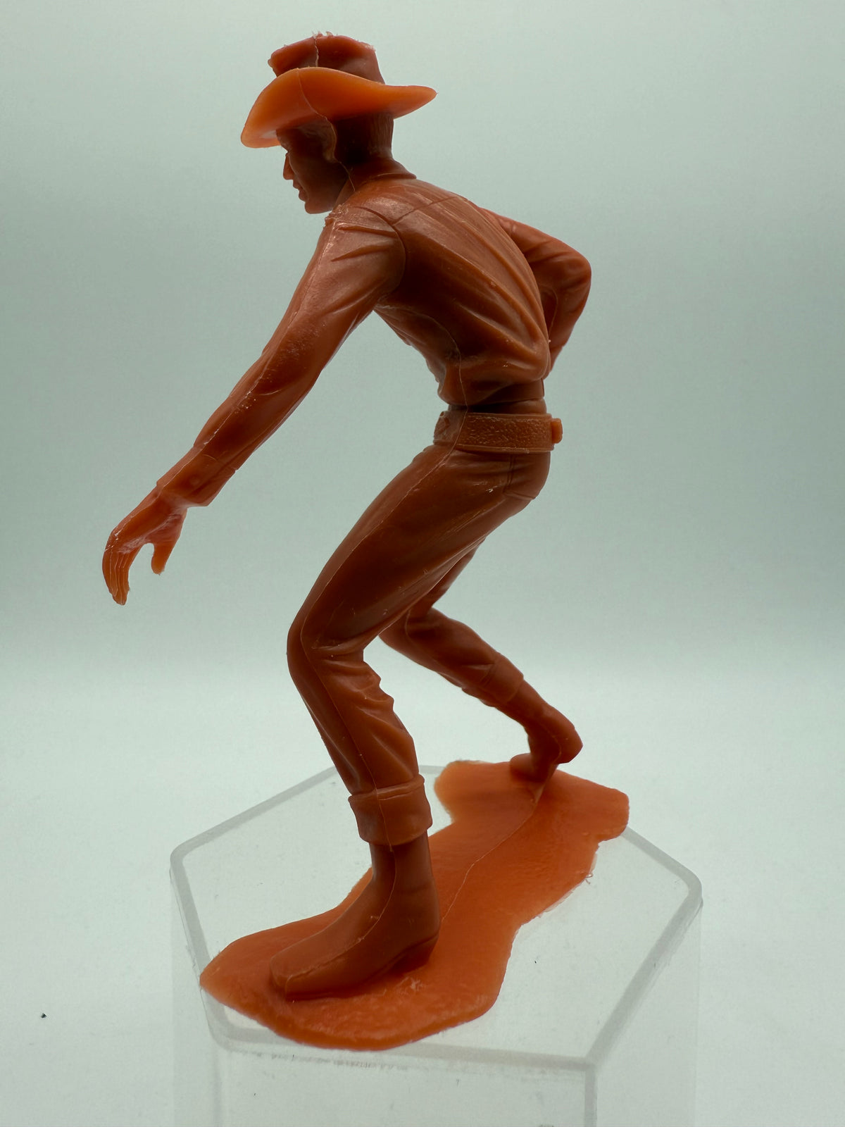 Vintage 1960's Louis Marx Figure 6" Wild West Cowboy Quick Draw, photo 5 of 6
