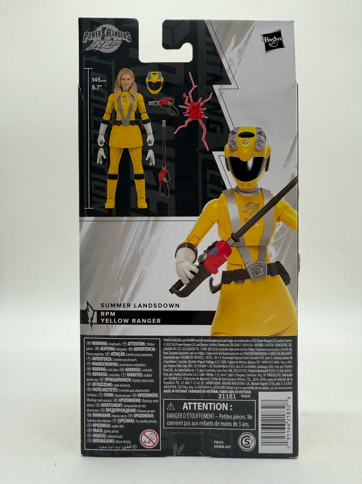 Power Rangers Lightning RPM Yellow Ranger 2023 Hasbro
