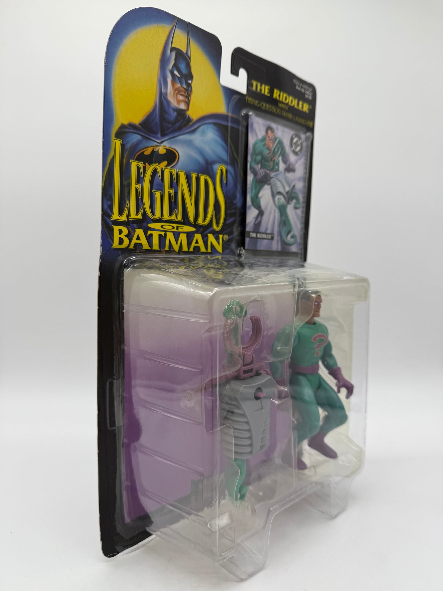 Kenner 1995 Legends of Batman The Riddler (With Firing Question Mark Launcher)