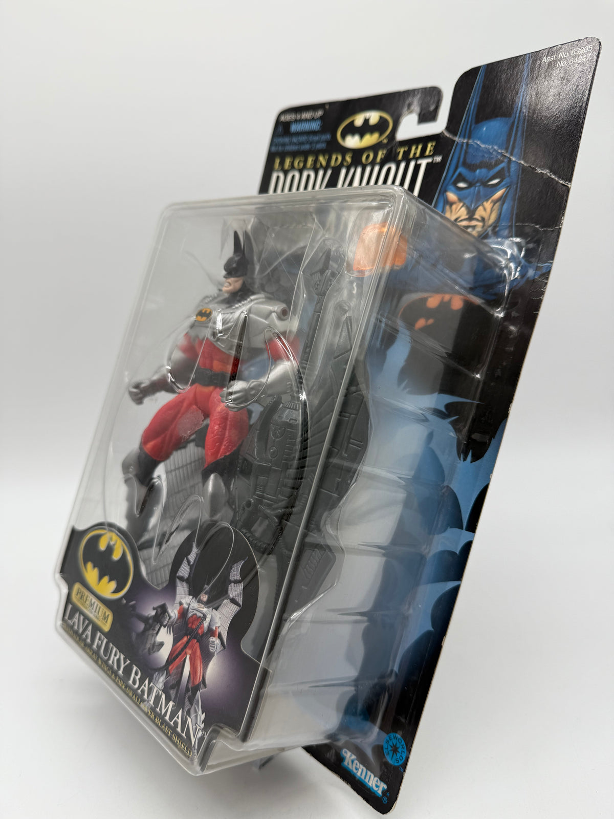 Hasbro 1998 Legends Of The Dark Knight Premium Collector Series Lava Fury Batman, photo 3 of 5
