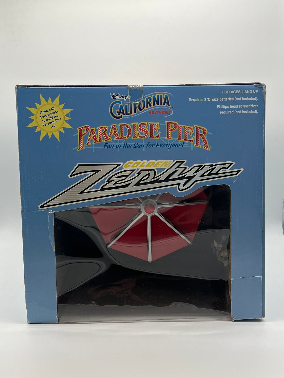 Disney California Adventure 2001 Paradise Pier Golden Zephyr Playset, photo 6 of 8