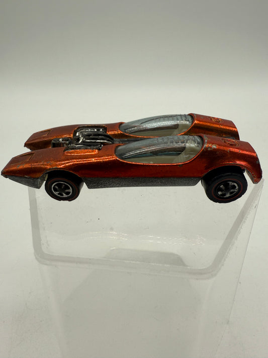 Hot Wheels Vintage 1968 Redline Splittin' Image (Orange) 1968 Mattel