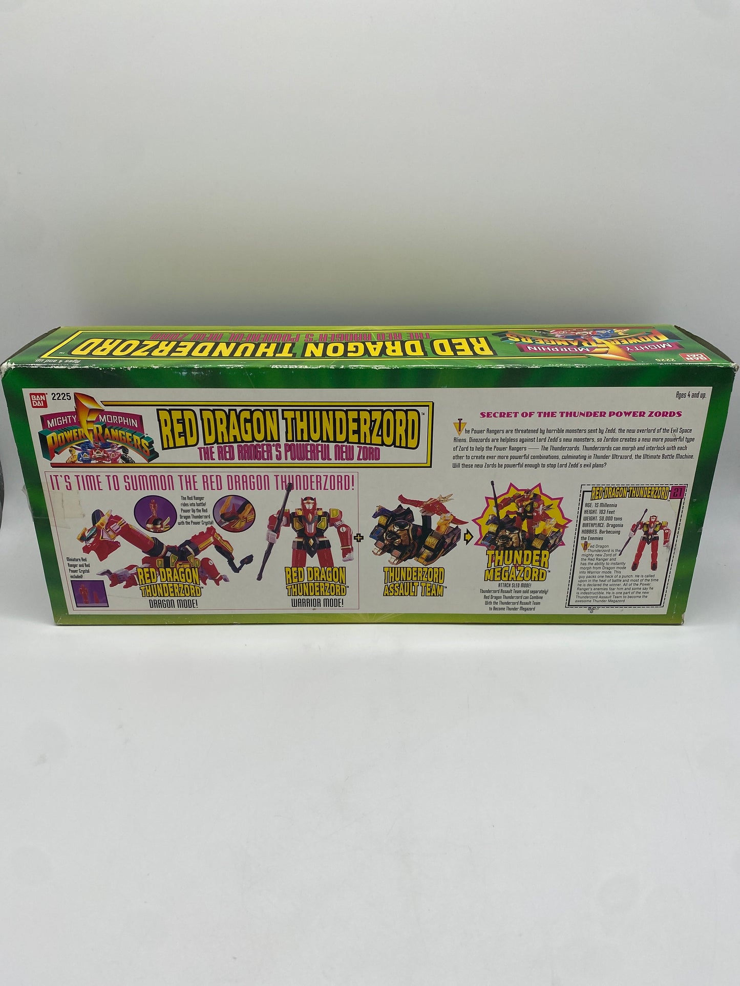 Bandai Mighty Morphin Power Rangers 1994 The Red Ranger’s Powerful New Zord