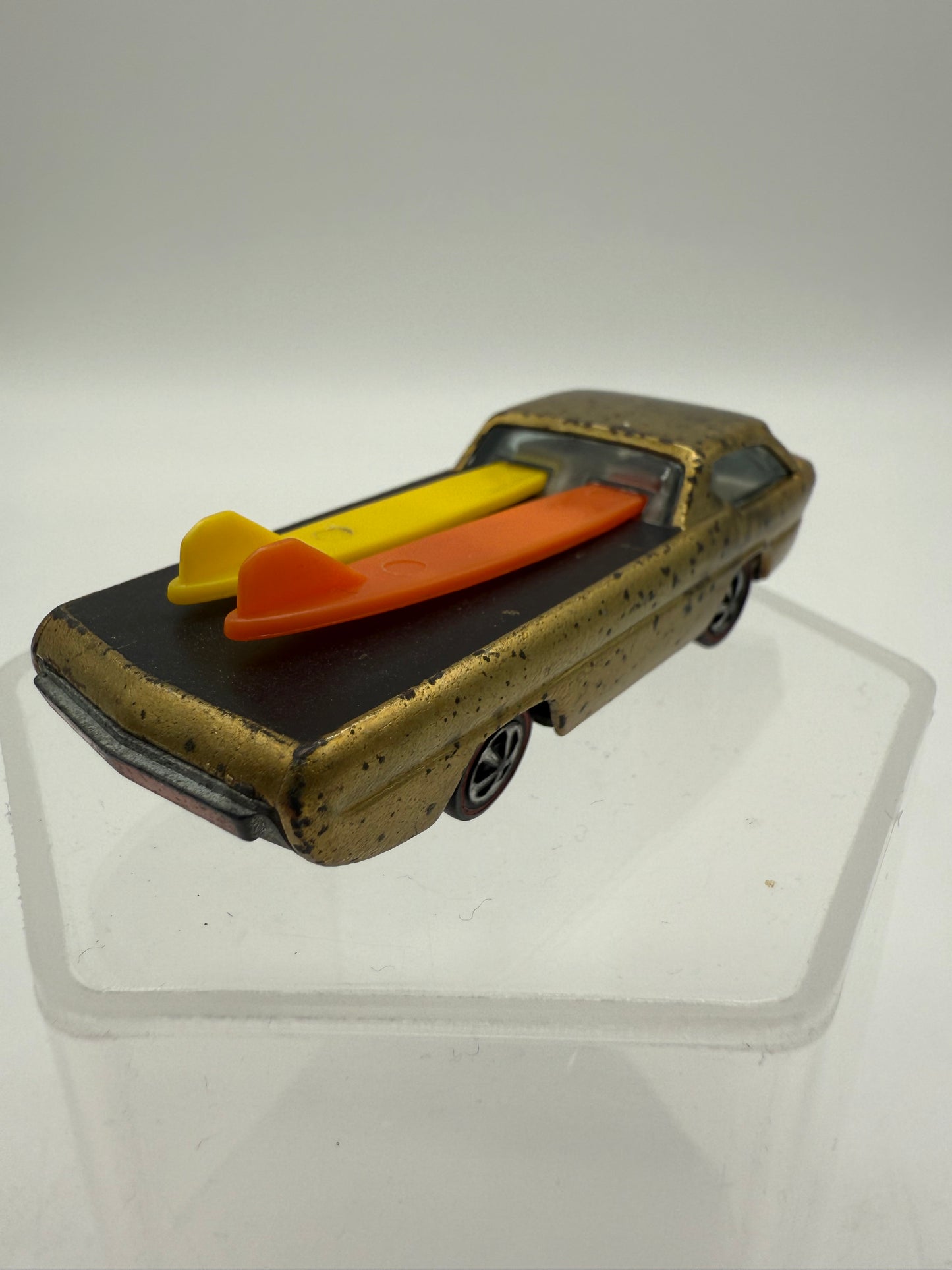 Hot Wheels Vintage 1967 Redline Dodge Deora Gold with Surfboards Loose