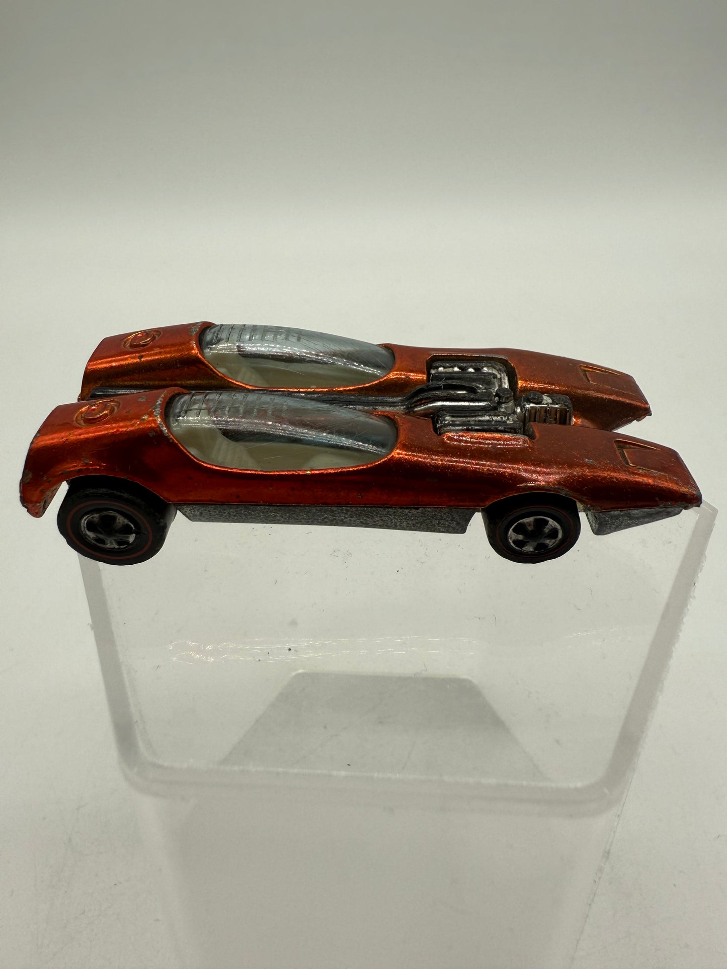Hot Wheels Vintage 1968 Redline Splittin' Image (Orange) 1968 Mattel
