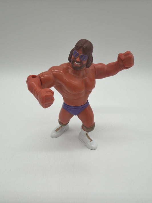 Hasbro 1991 WWF Series 1 Macho Man Randy Savage King Action Figure