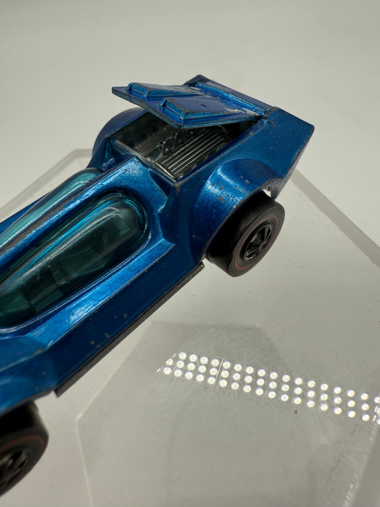 Hot Wheels Vintage 1970 Redline Bugeye Blue Mattel