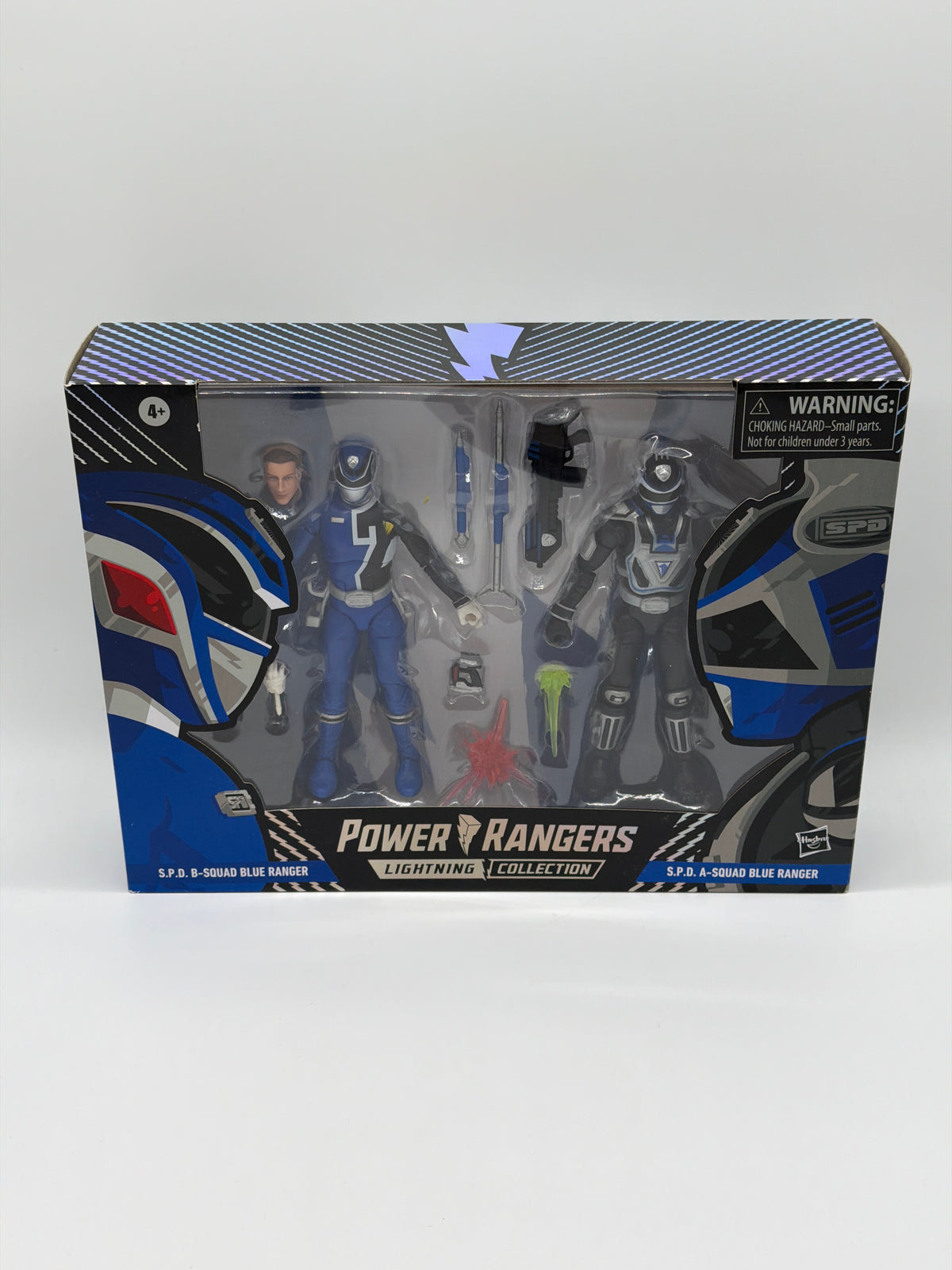 Hasbro 2020 Power Rangers Lightning Collection S.P.D. B-Squad Blue Ranger & S.P.D. A-Squad Blue Ranger