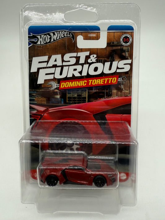 Hot Wheels Fast and Furious Dominic Toretto W Motors Lykan Hypersport 2023 Mattel