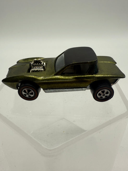 Hot Wheels Vintage Sweet 16 Redline Python (Olive Green) 1968 Mattel