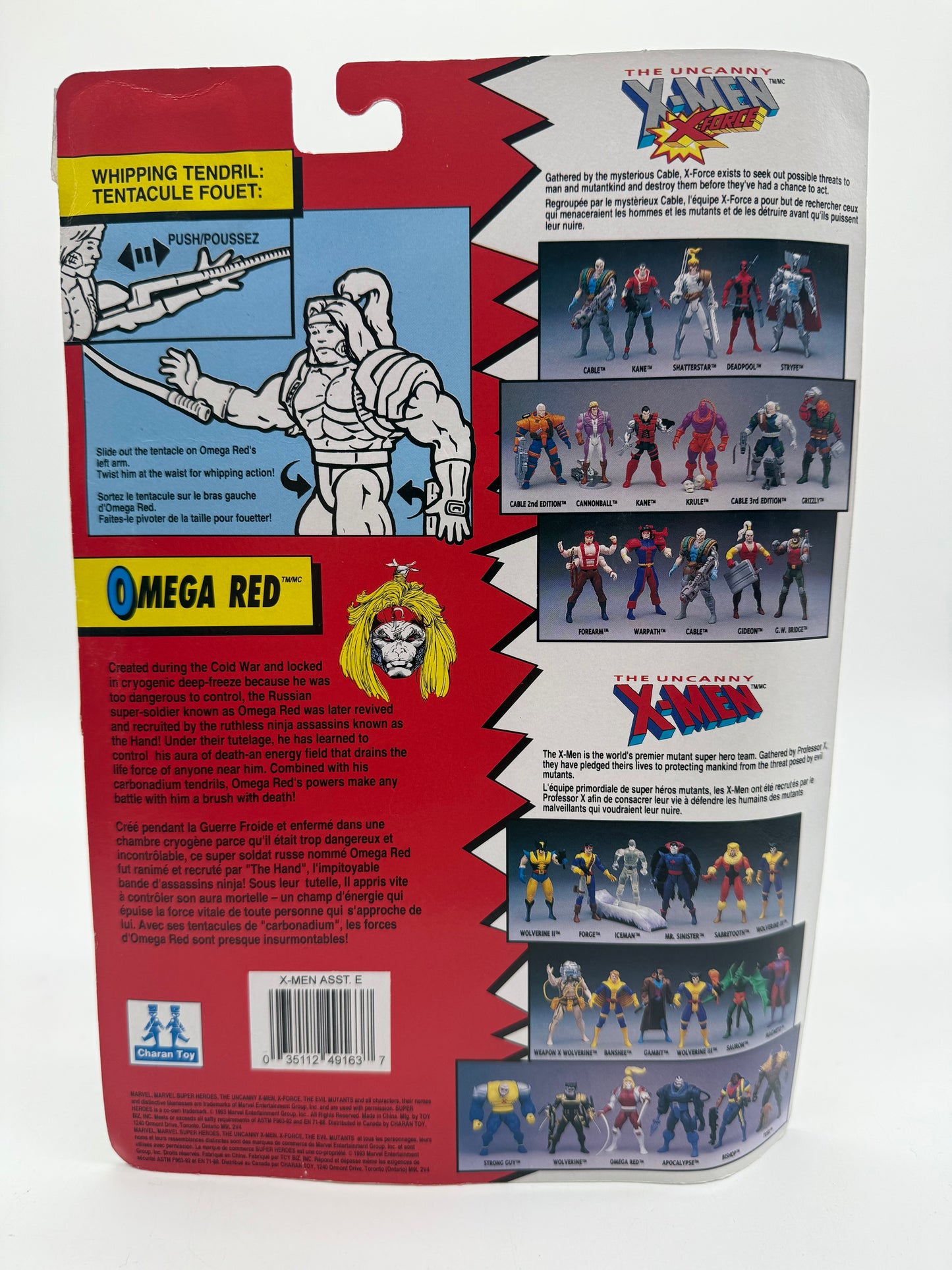 The Uncanny X-Men The Evil Mutants Omega Red 1993 Marvel