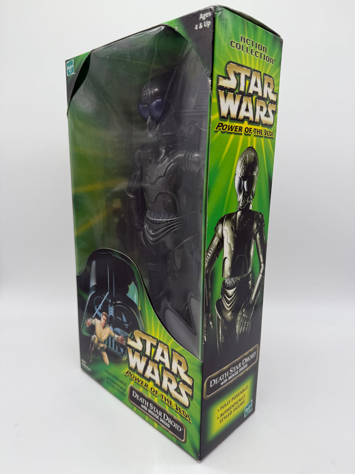 Hasbro 2001 Star Wars Power of The Jedi Death Star Droid with Mouse Droid, photo 3 of 8