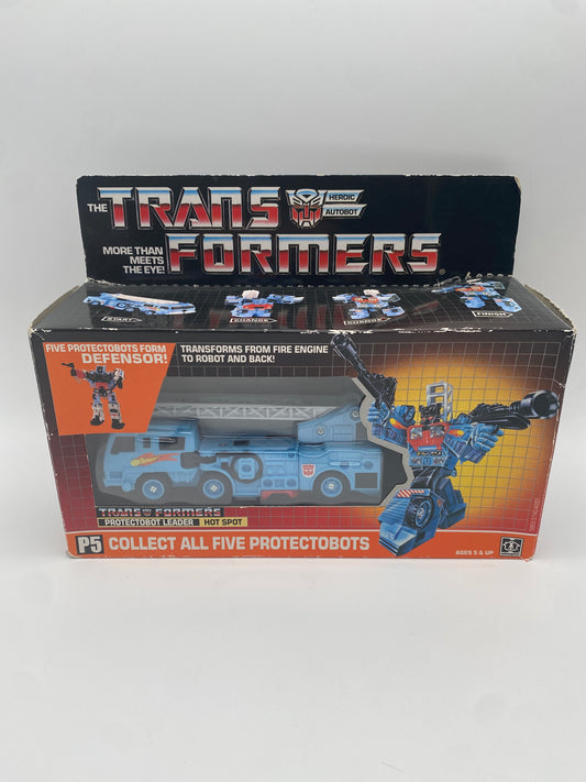 Hasbro Transformers 1986 G1 Protectobot Leader Hot Spot Action Figure