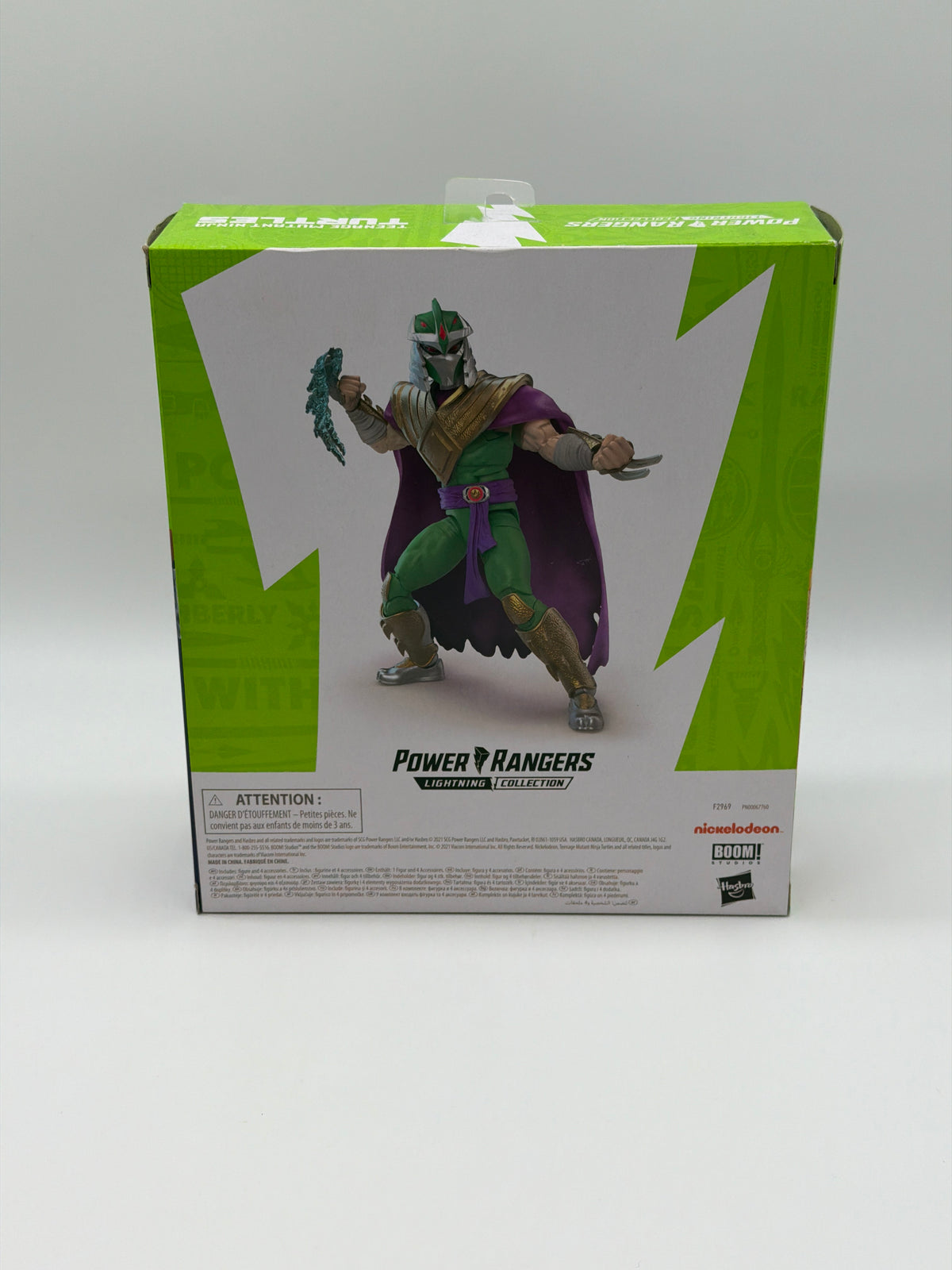 Hasbro 2021 Power Rangers Teenage Mutant Ninja Turtles Lightning Collection Morphed Shredder