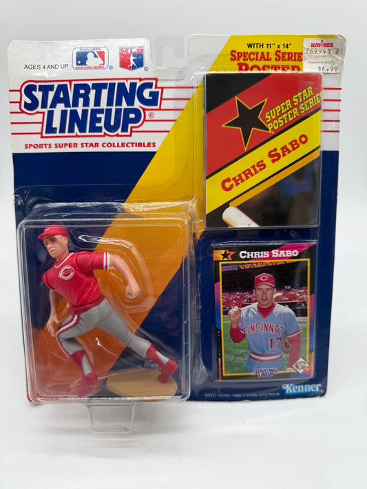 Kenner 1991 Starting Lineup Chris Sabo, photo 1 of 4