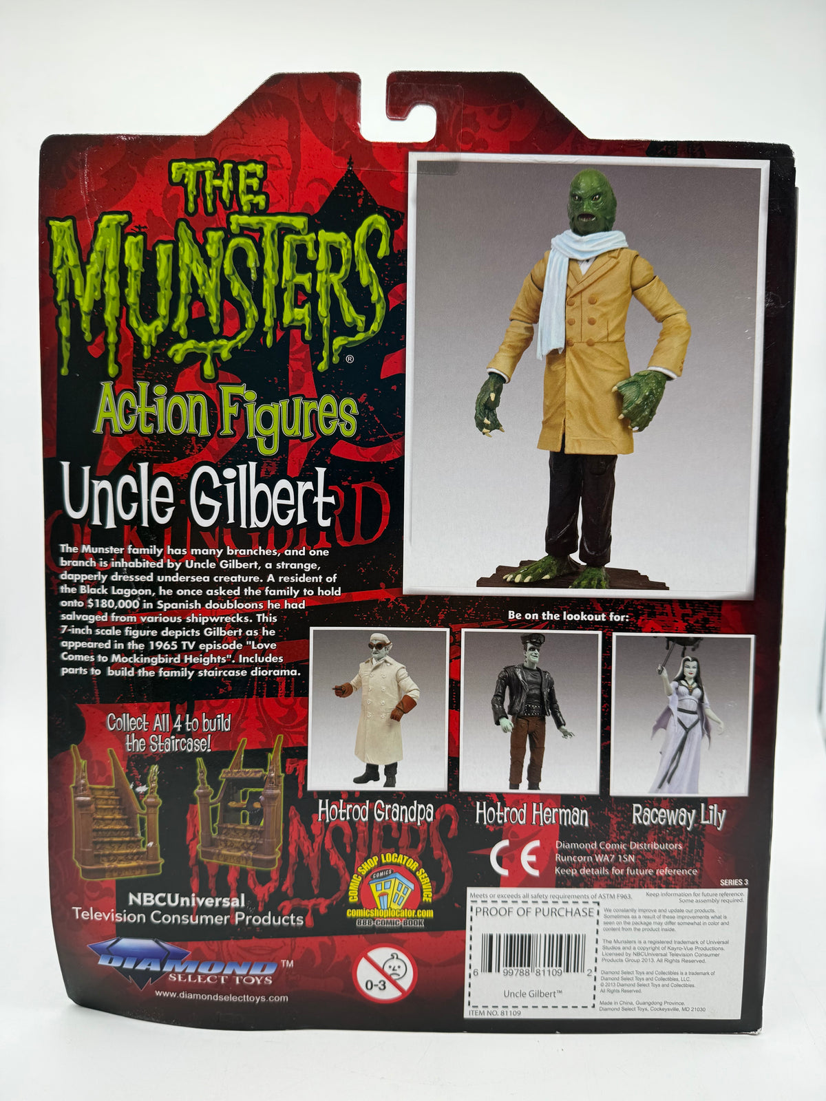 Diamond Select Toys 2013 The Munsters Uncle Gilbert, photo 3 of 4