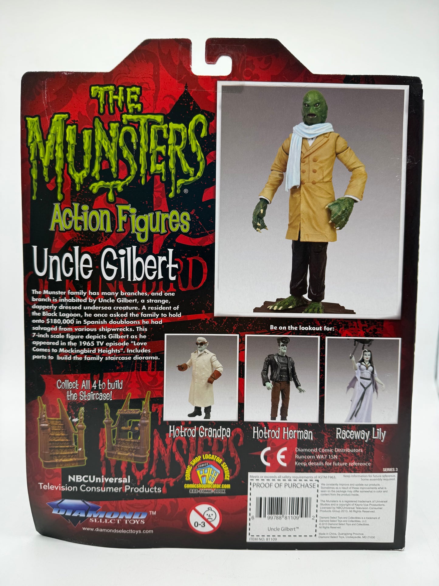 The Monsters Uncle Gilbert 2013 Diamond Select Toys