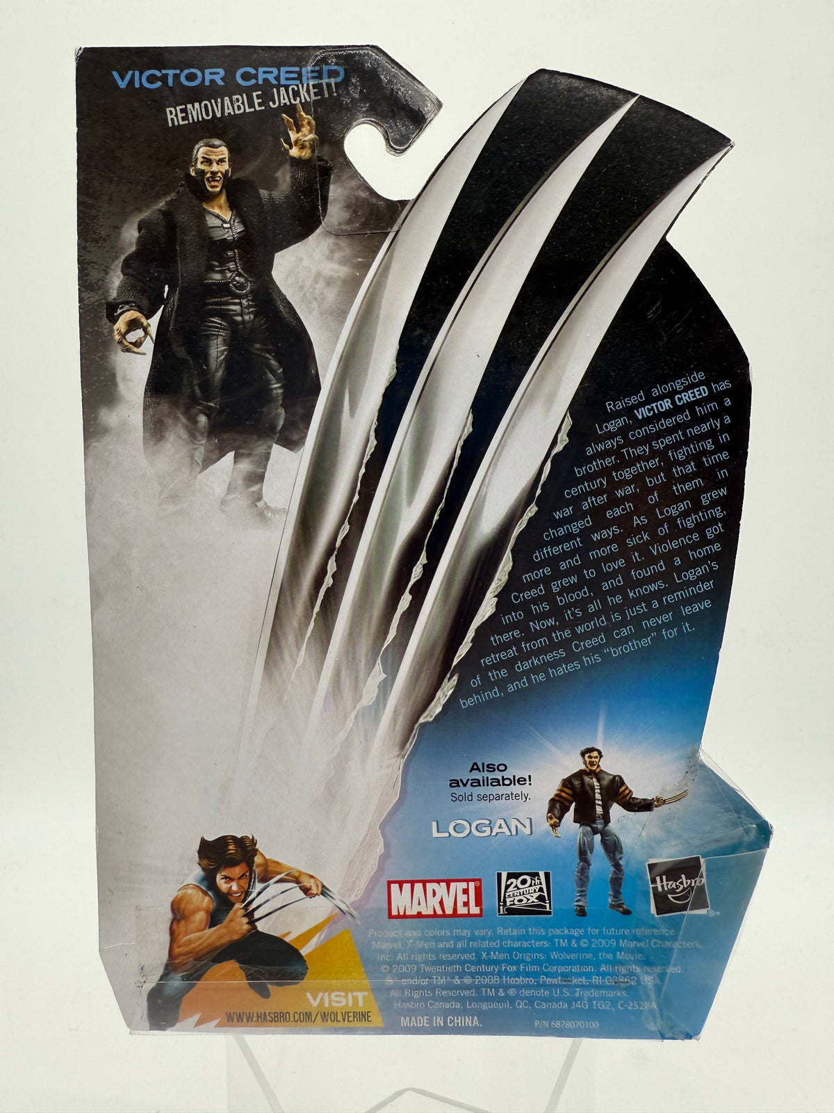 Hasbro 2009 X-Men Origins Wolverine Premium Series Victor Creed, photo 4 of 4