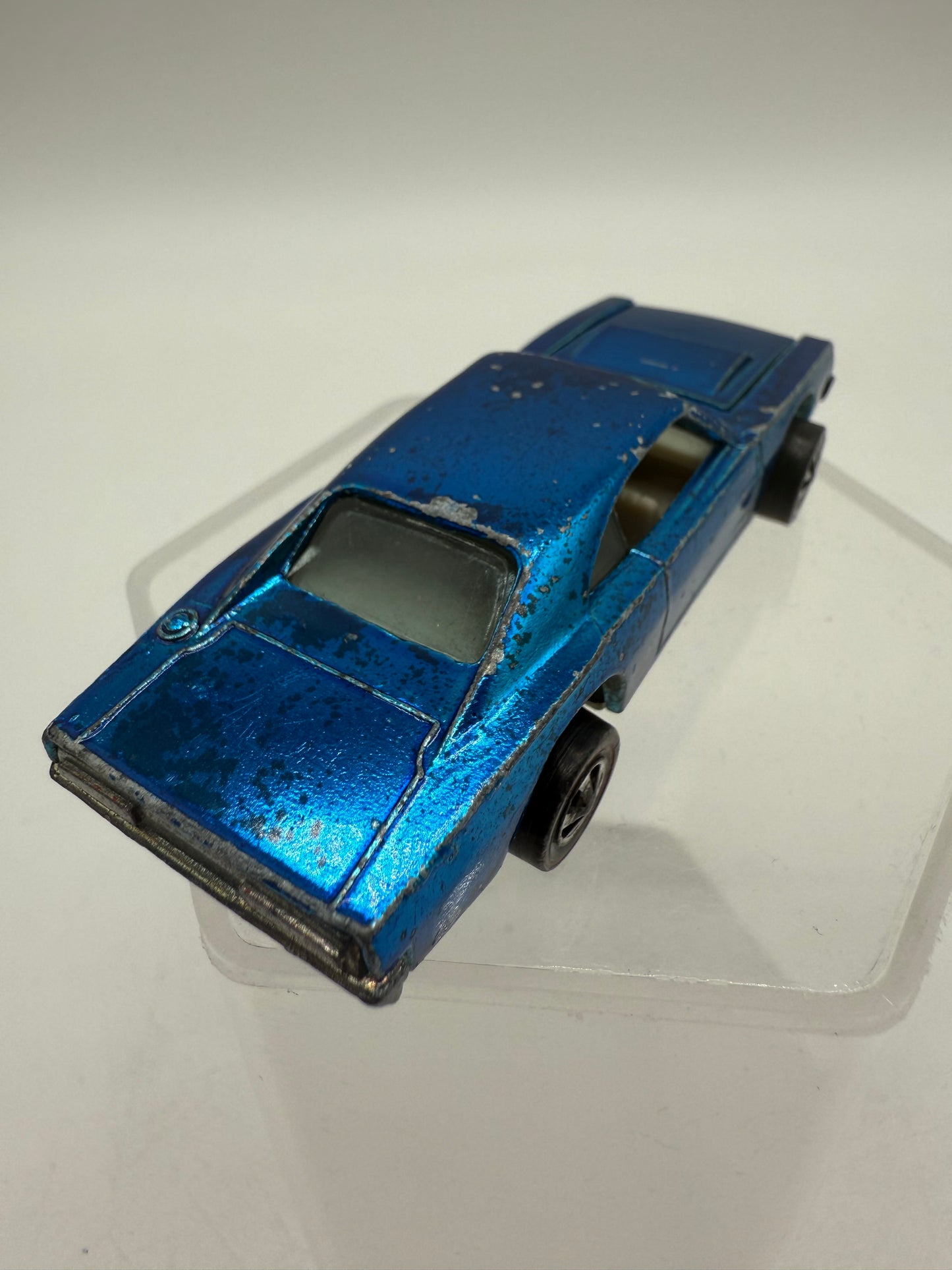 Hot Wheel Vintage Redline Custom Dodge Charger (Blue) 1968 Mattel