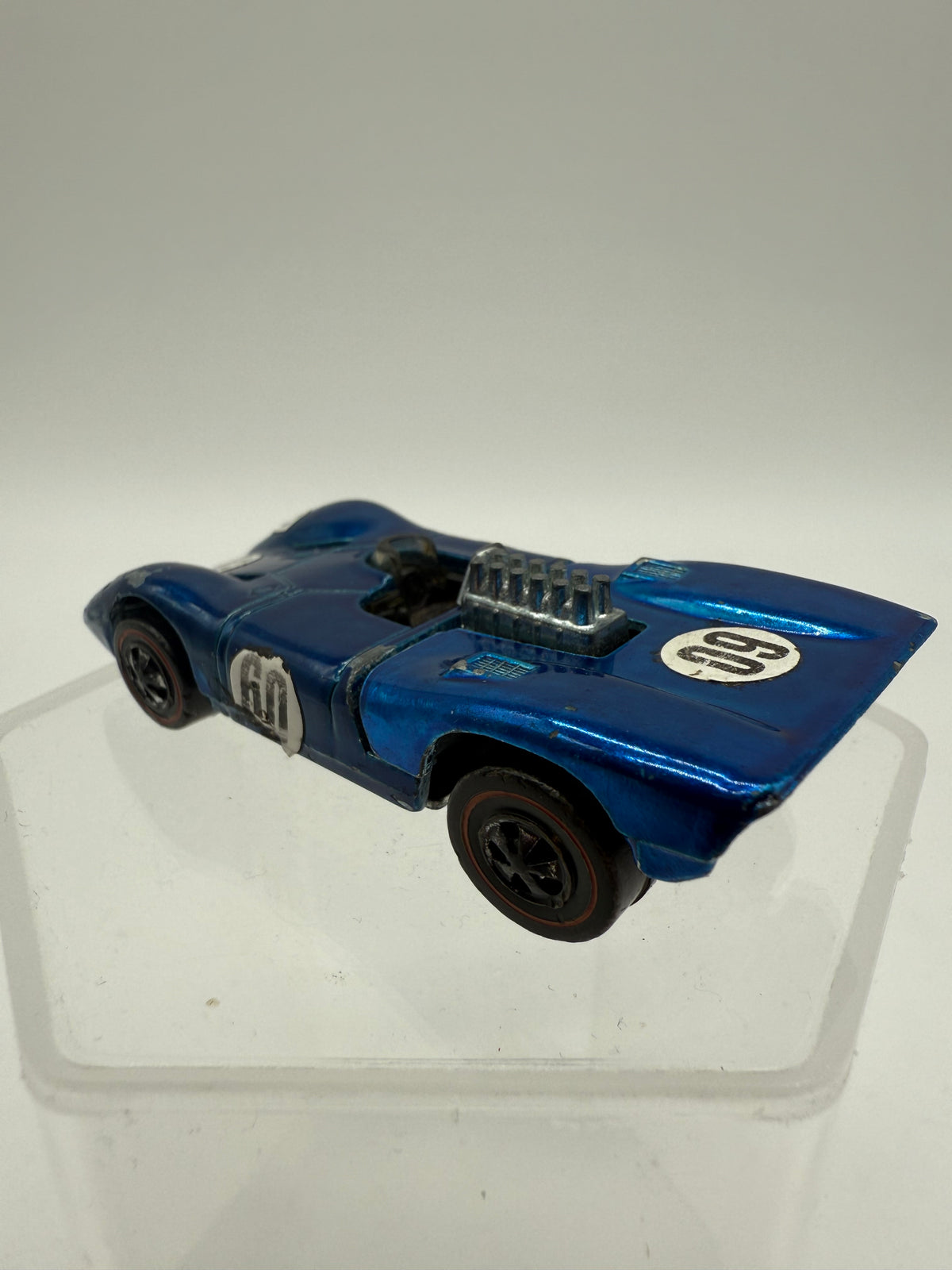 Hot Wheels Vintage Redline Ferrari 312P (Blue) 1969 Mattel, photo 9 of 10