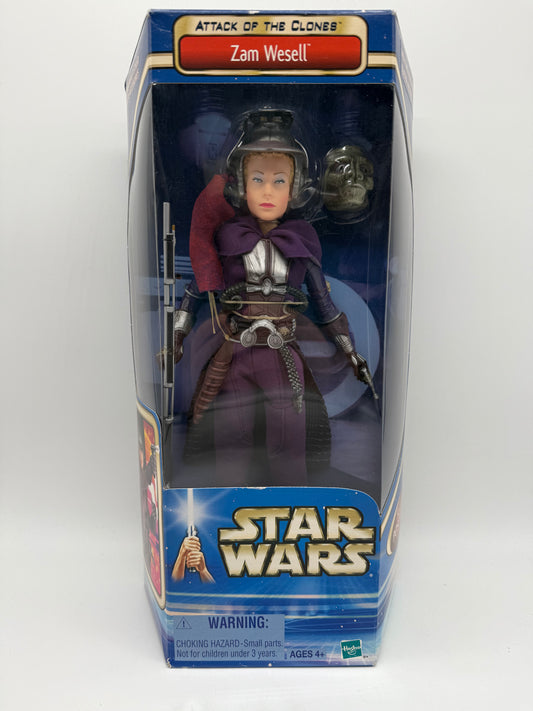 Hasbro 2002 Star Wars Attack of The Clones Zam Wesell