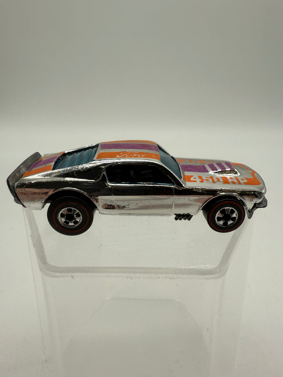 Hot Wheels Vintage 1974 Redline Chrome Mustang Stoker Mattel, photo 5 of 12