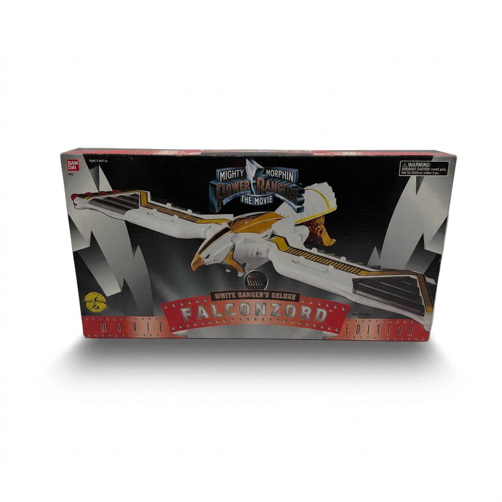 Bandai 1995 Mighty Morphin Power Rangers White Ranger’s Deluxe Falconzord