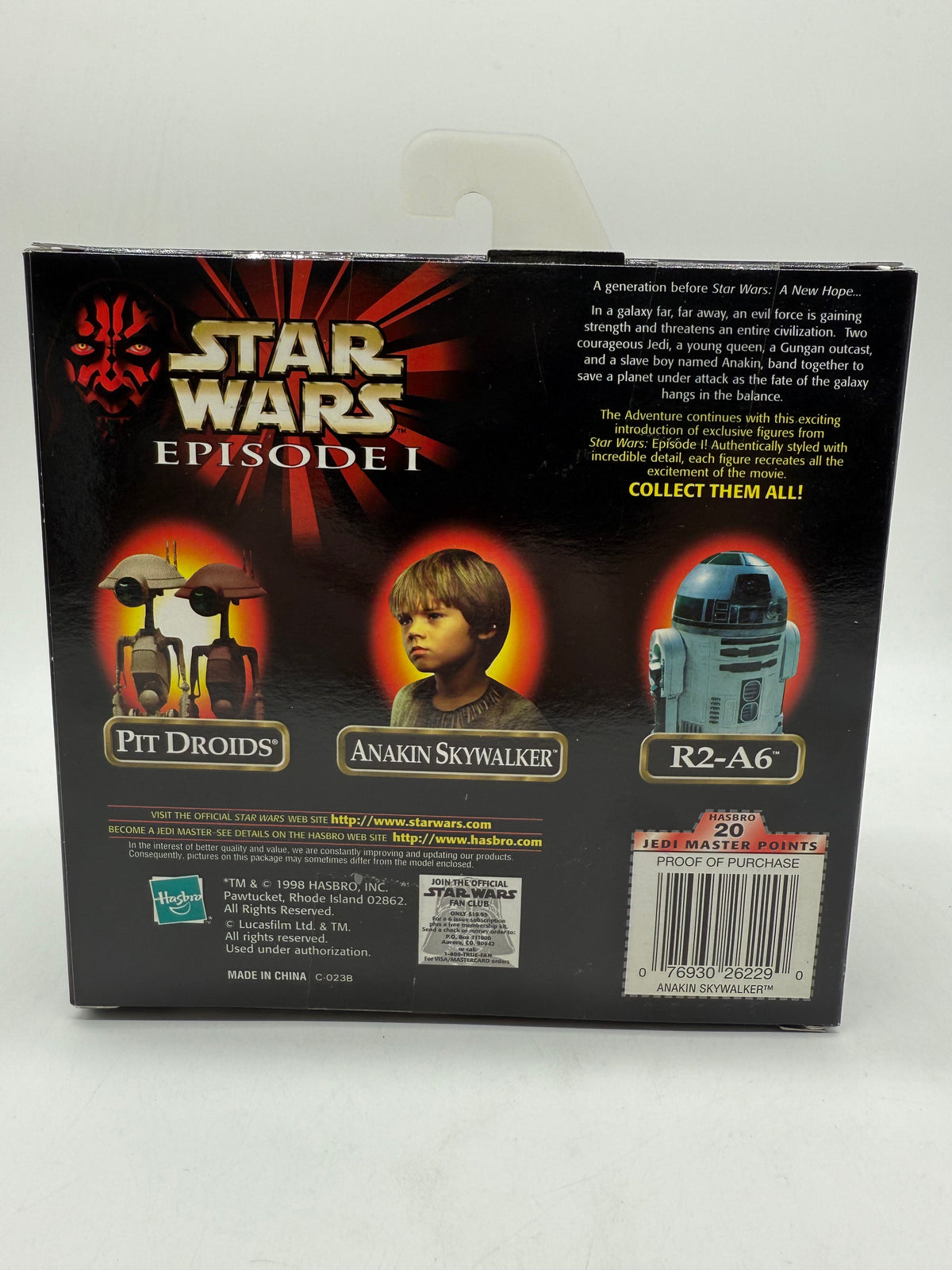 Hasbro 1998 Star Wars Episode 1 Anakin Skywalker, photo 4 of 4