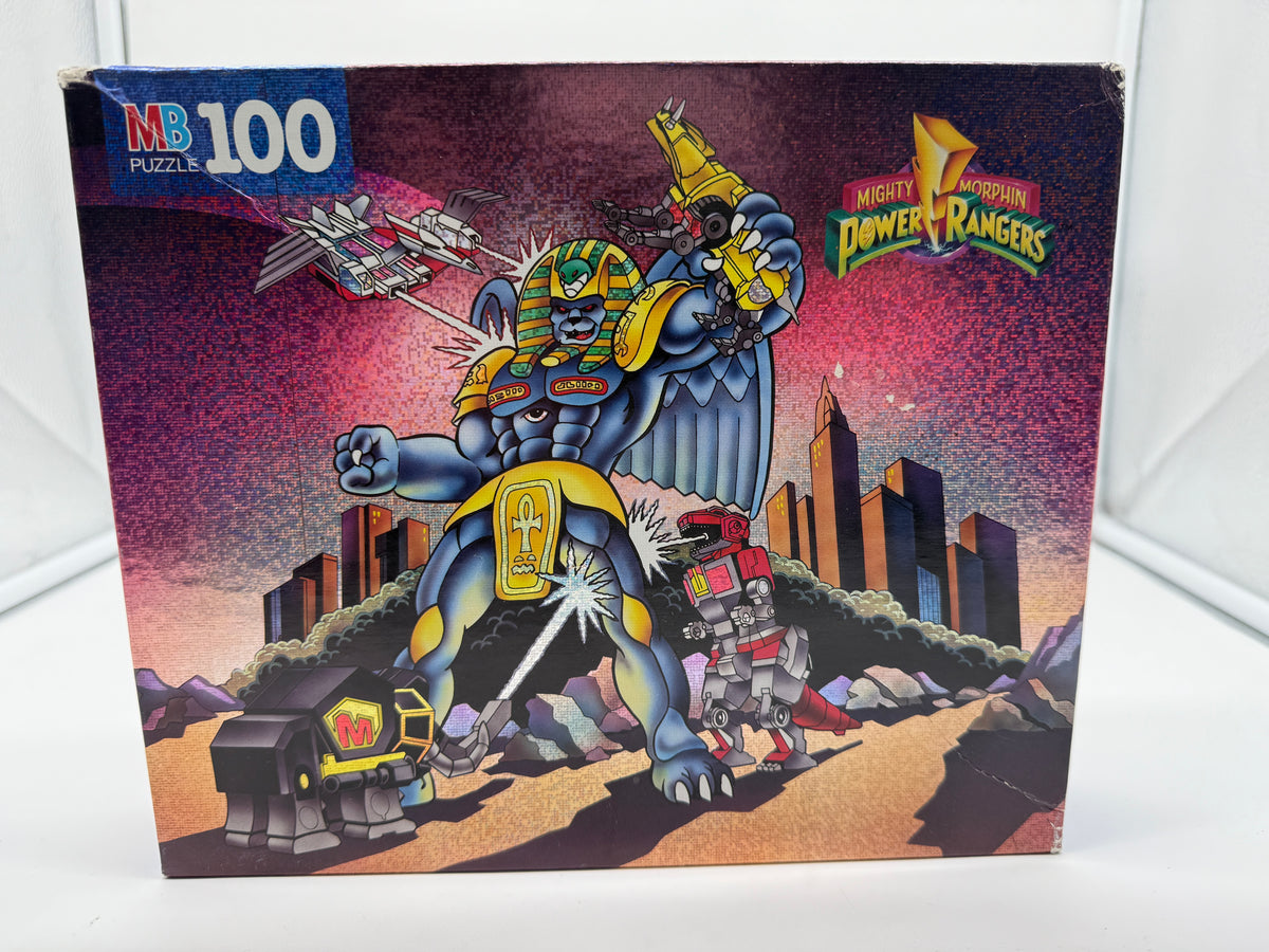 Power Rangers 100 pcs Puzzle MB Puzzle 1994 Hasbro, photo 1 of 7