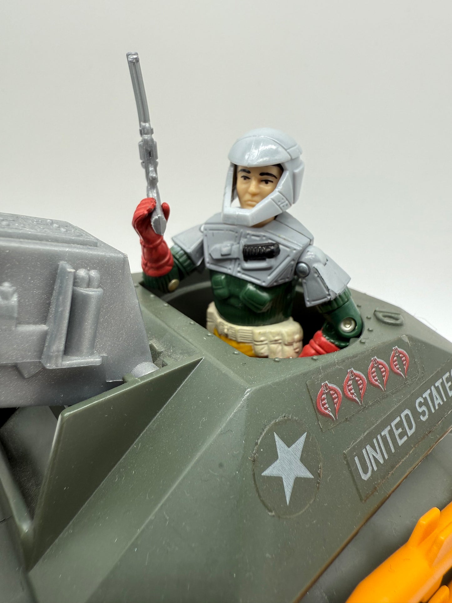 Vintage G.I. Joe Persuader with Backstop 1987 Hasbro