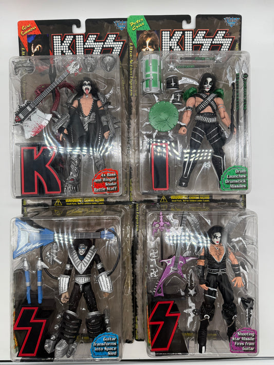 McFarlane Toys 1997 Kiss Ultra Action Figures Set