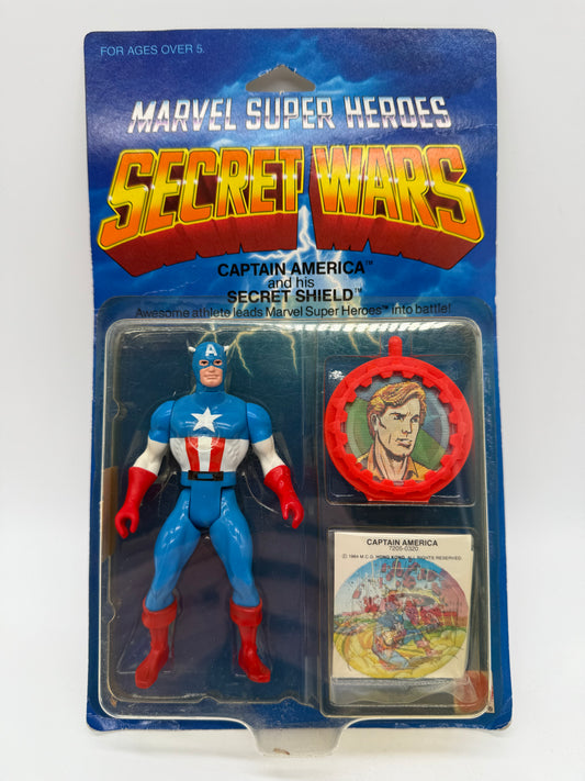 Mattel 1984 Marvel Super Heroes Secret Wars Captain America and his Secret Shield